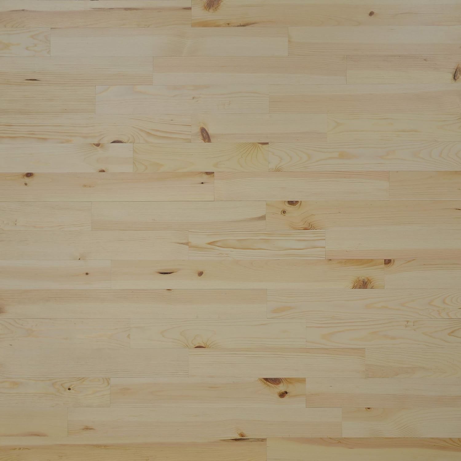 Pine Wooden Wall Planks Peel and Stick 4 Wide 10 Sq. Ft Pebble Pack of 2 H620340