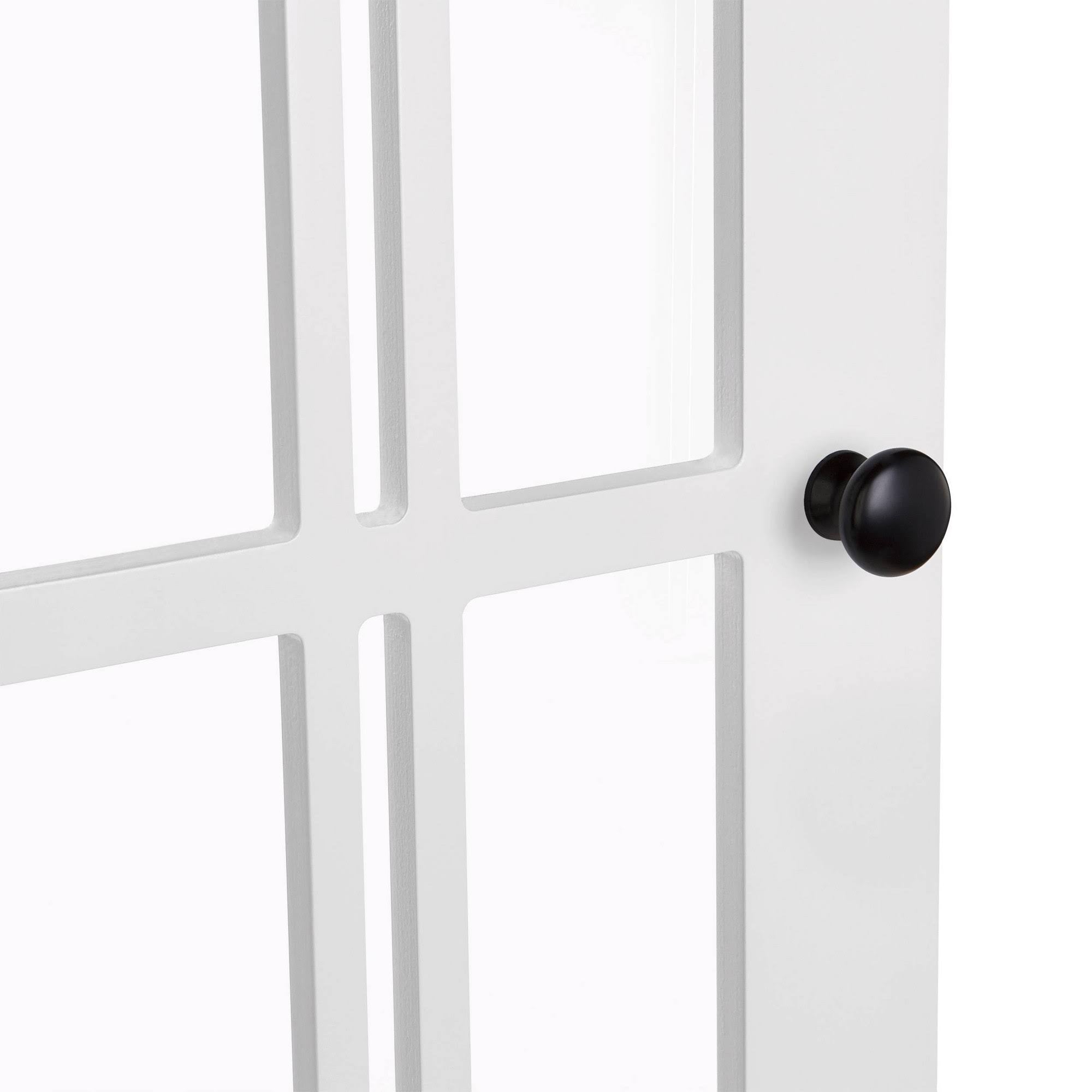 White Two Door Corner Cabinet U95396