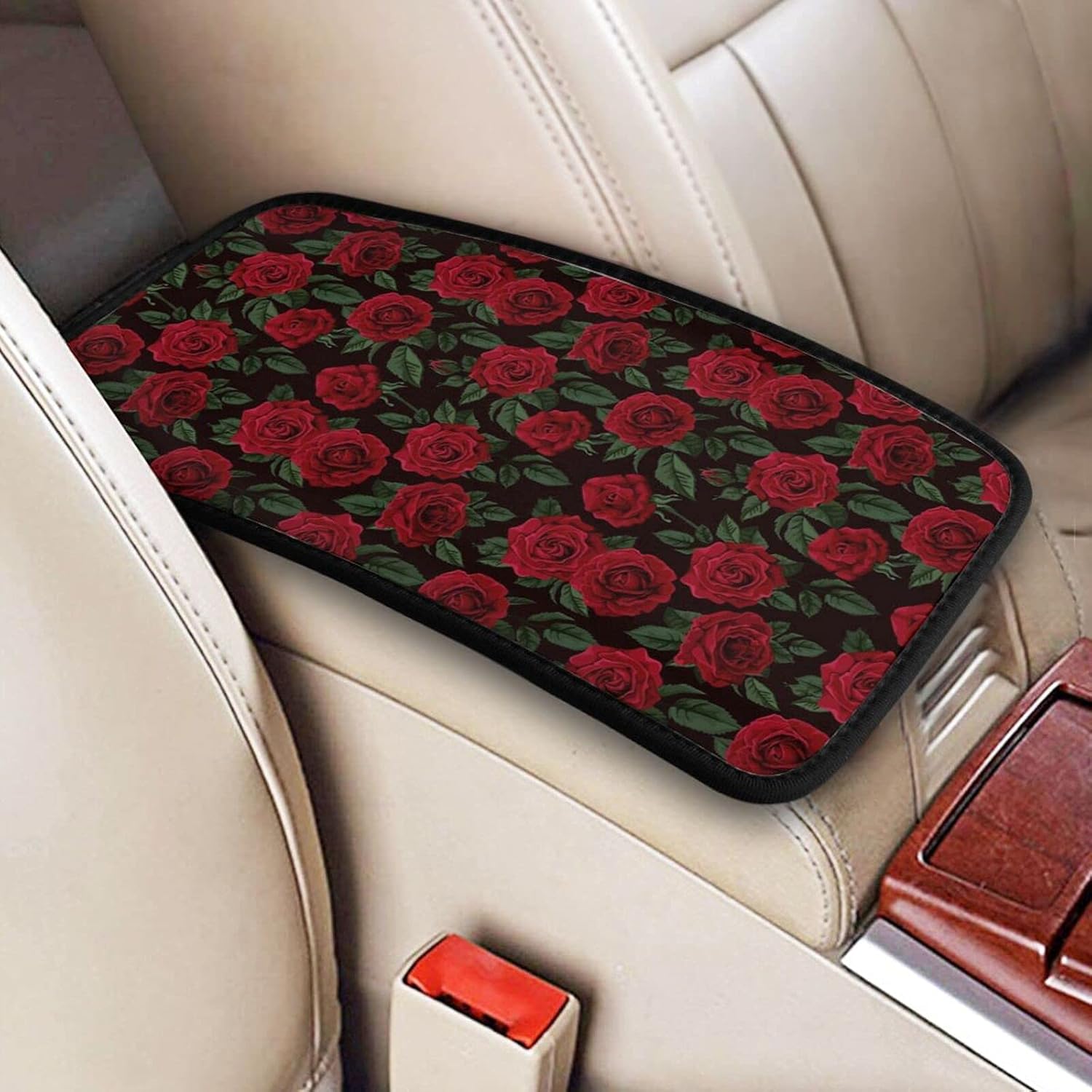 Pink Waterproof Car Armrest Cover A55320