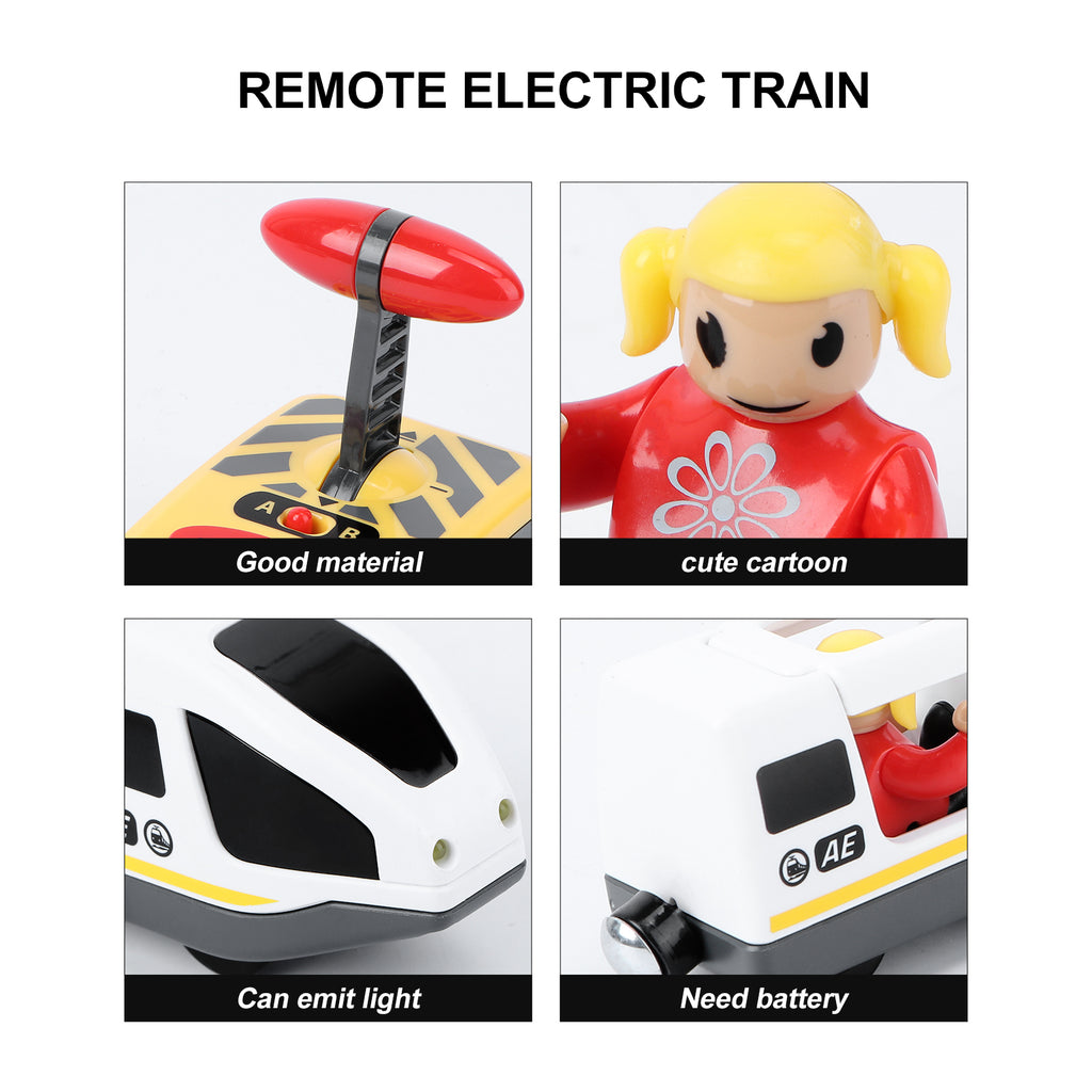 Electric Train Toy RC Train Model Educational Toy for Kids H119