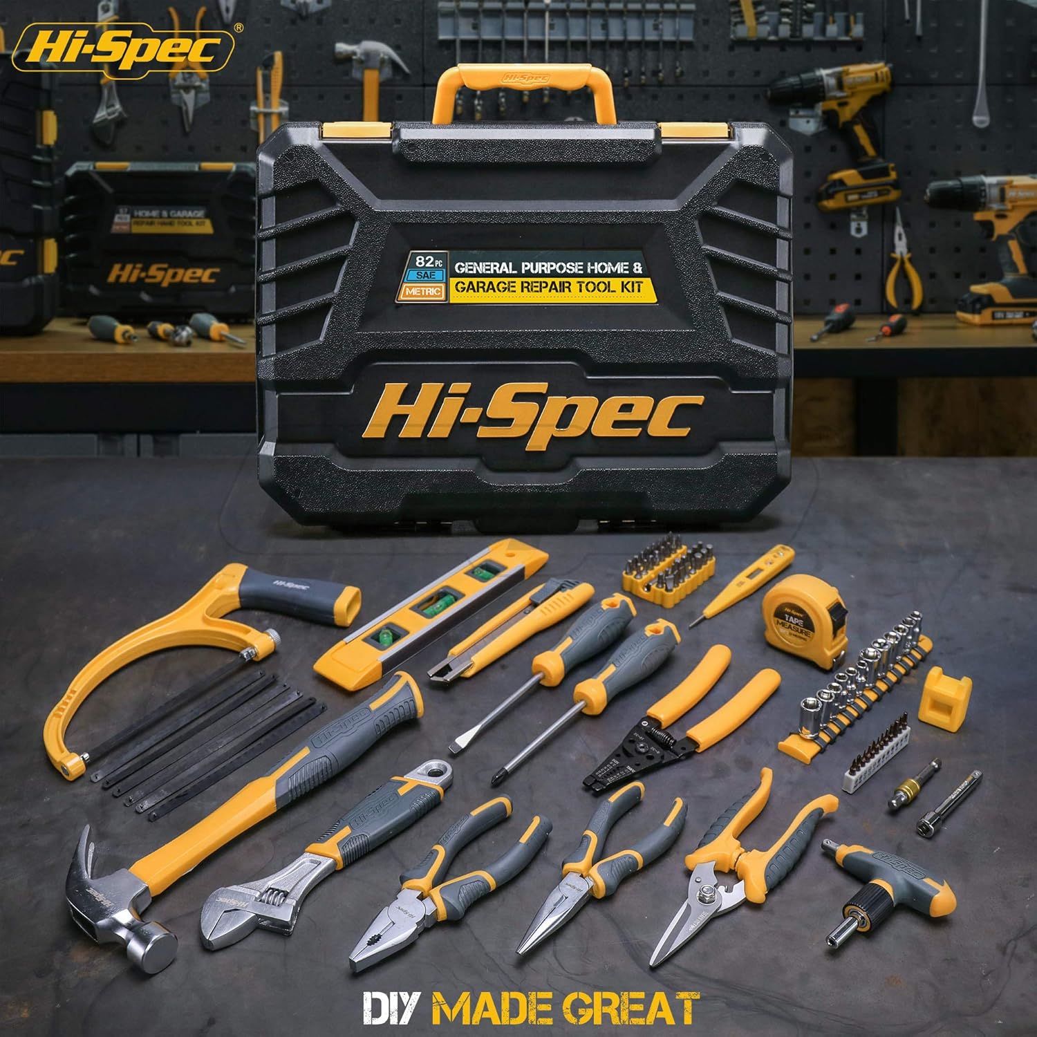 82 Piece Home & Garage Tool Kit Set A23230