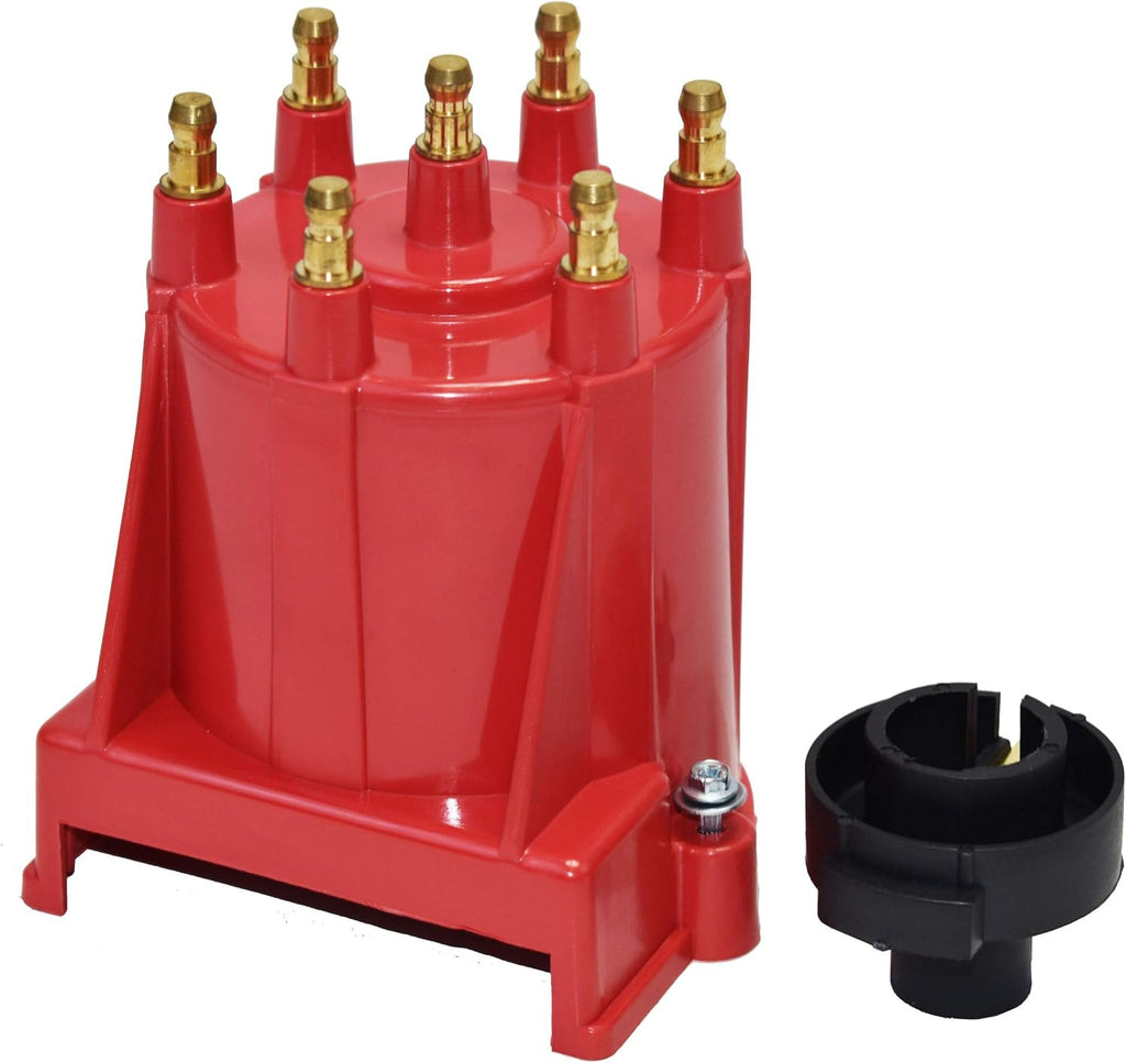 Red Cap Distributor Cap and Rotor Kit V24235