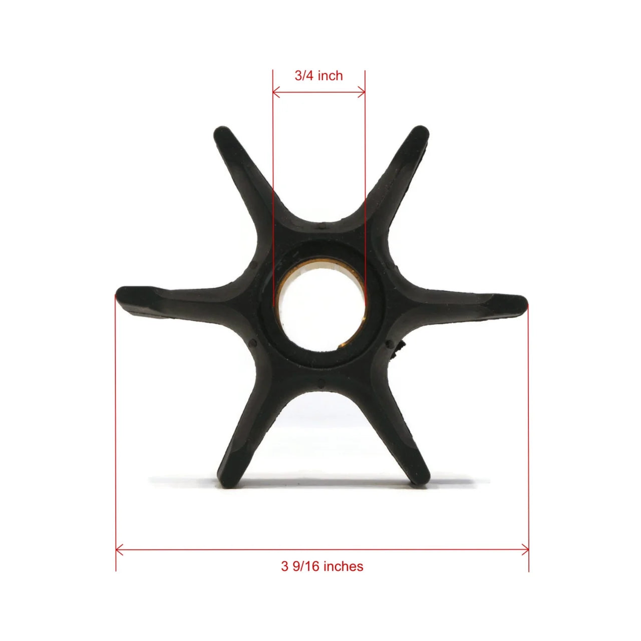 Water Pump Impeller Kit for 1979 Evinrude 75 HP with 20" Transom D412