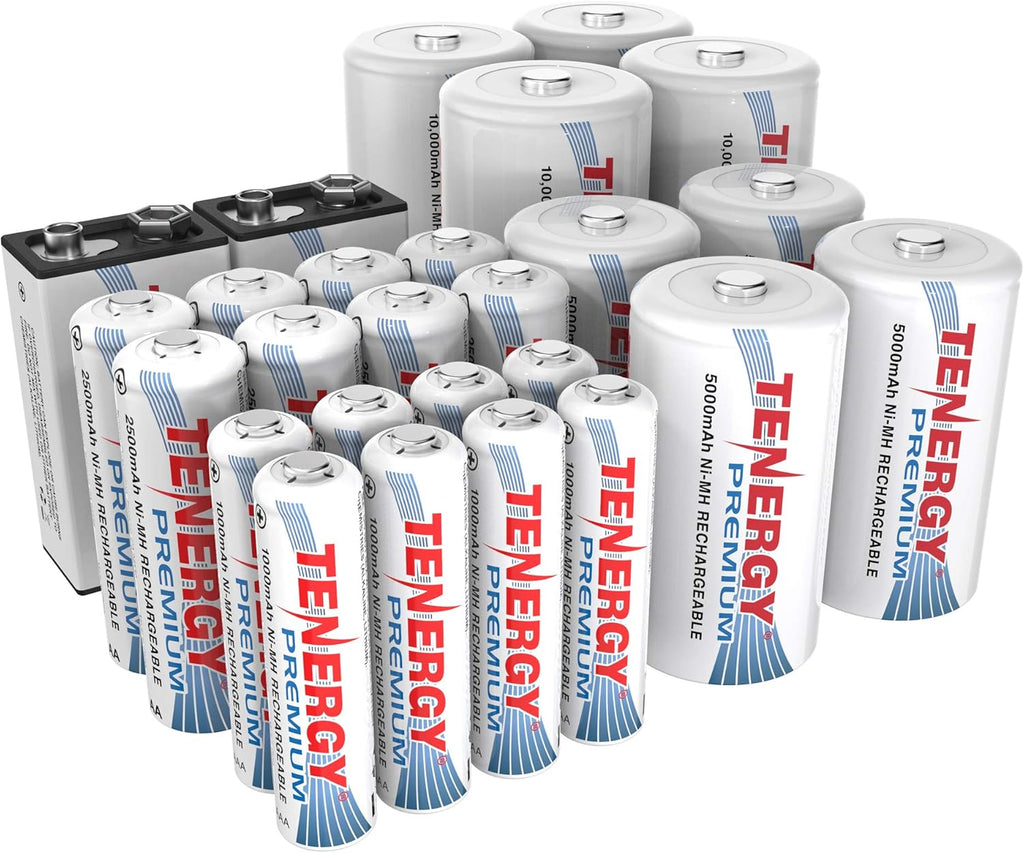 26 Pack NiMH Rechargeable Battery Combo Pack B3269