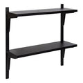 Black Mid-Century Wall Shelf B170