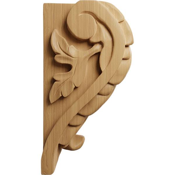 Cherry Extra Large Acanthus Leaf Block Corbel Q205432