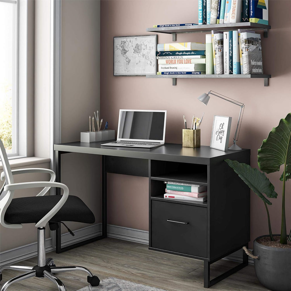 Distressed Brown Oak Desk S44103