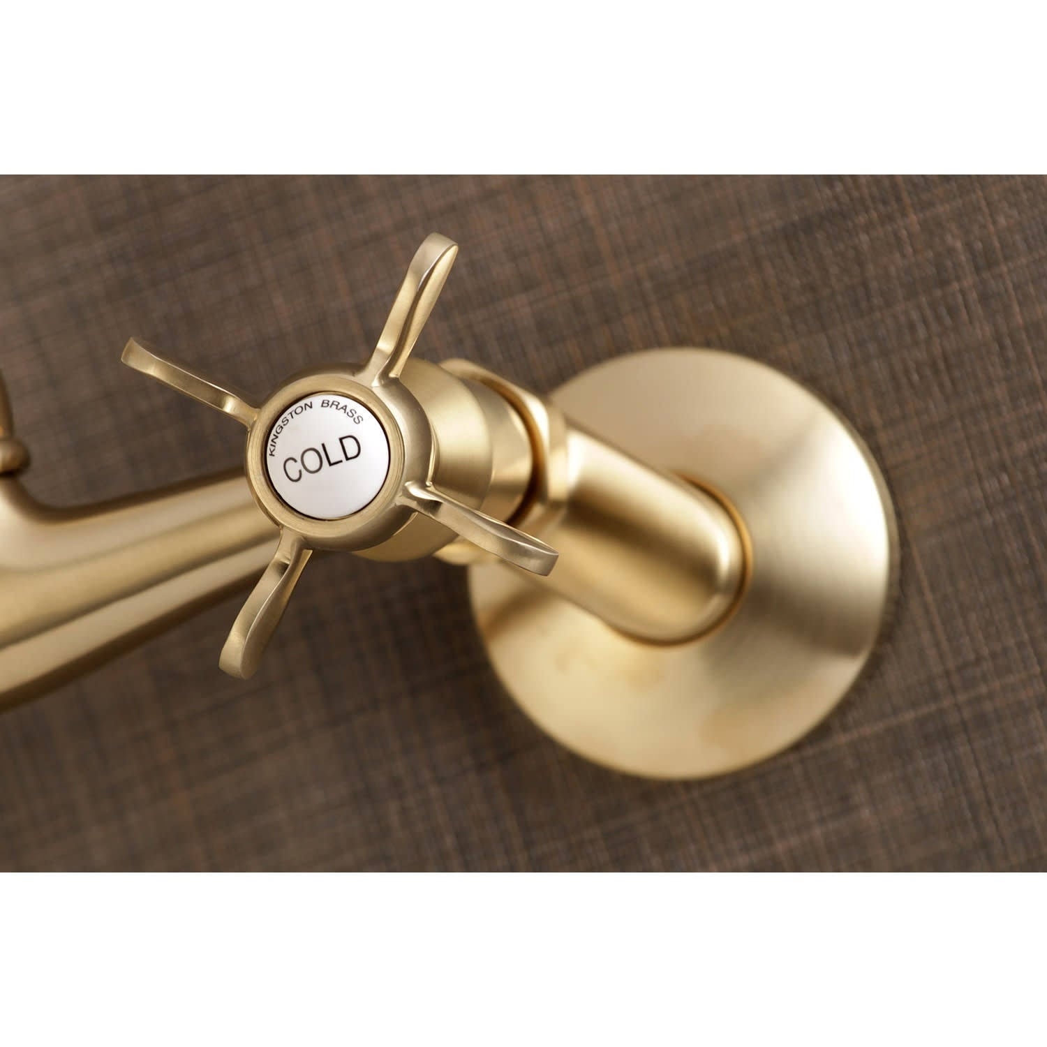 Polished Nickel Wall Mount Kitchen Faucet Q3452