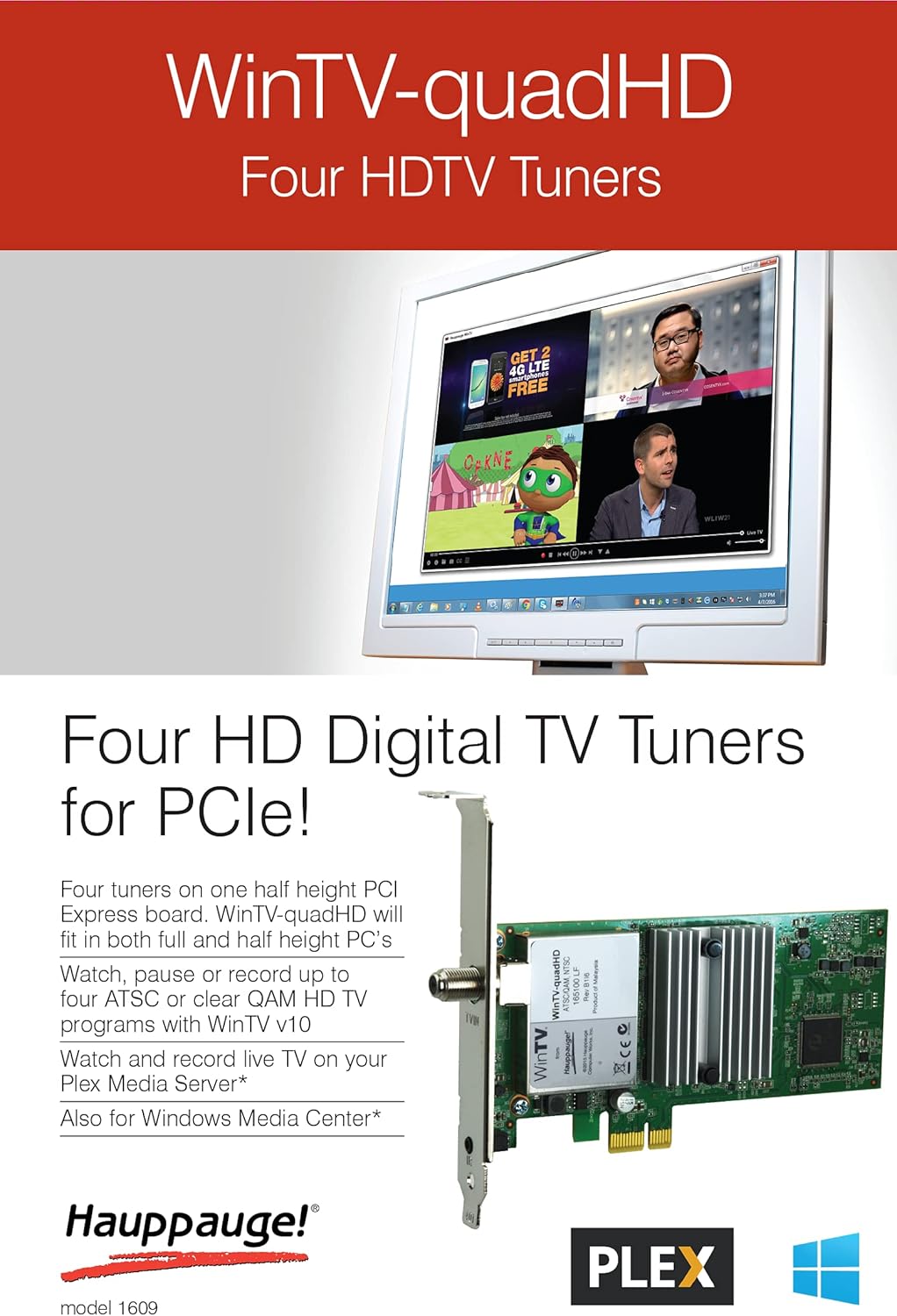 PCI Express TV Tuner Card R2556