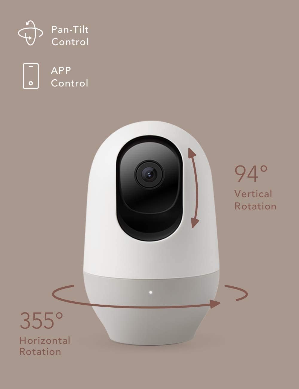 WiFi Pet Camera with AI Tracking and 2-Way Audio O906501
