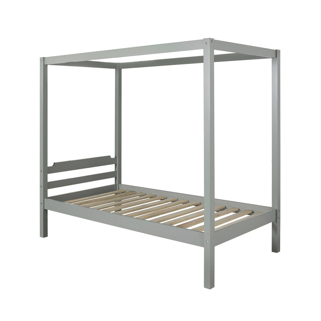 Twin Canopy Bed - White Z611