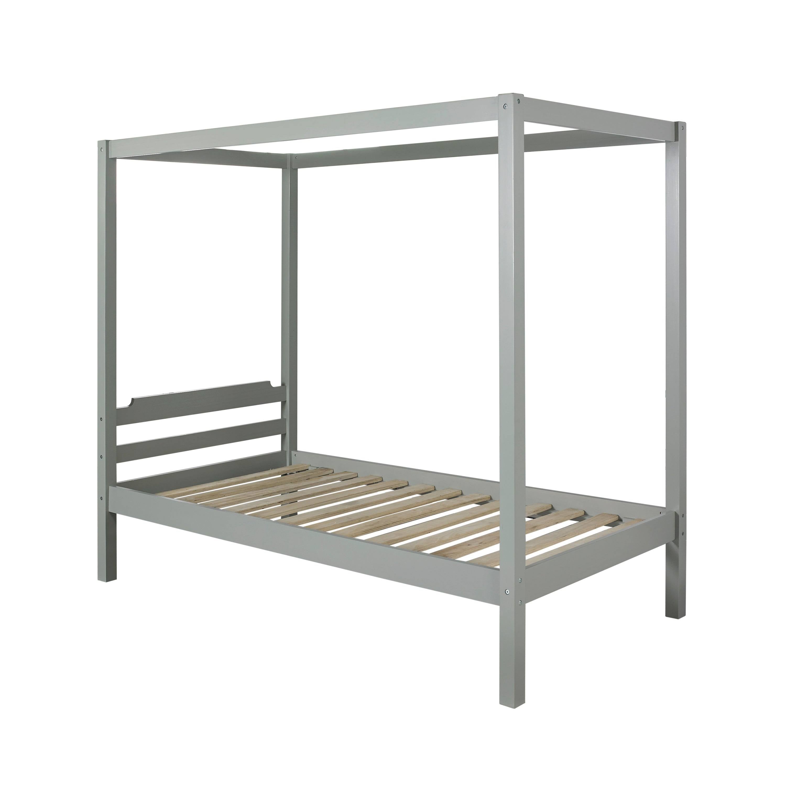 Twin Canopy Bed - White Z611