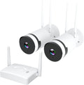 Outdoor Security Camera System with Two Cameras and Base Station A1698