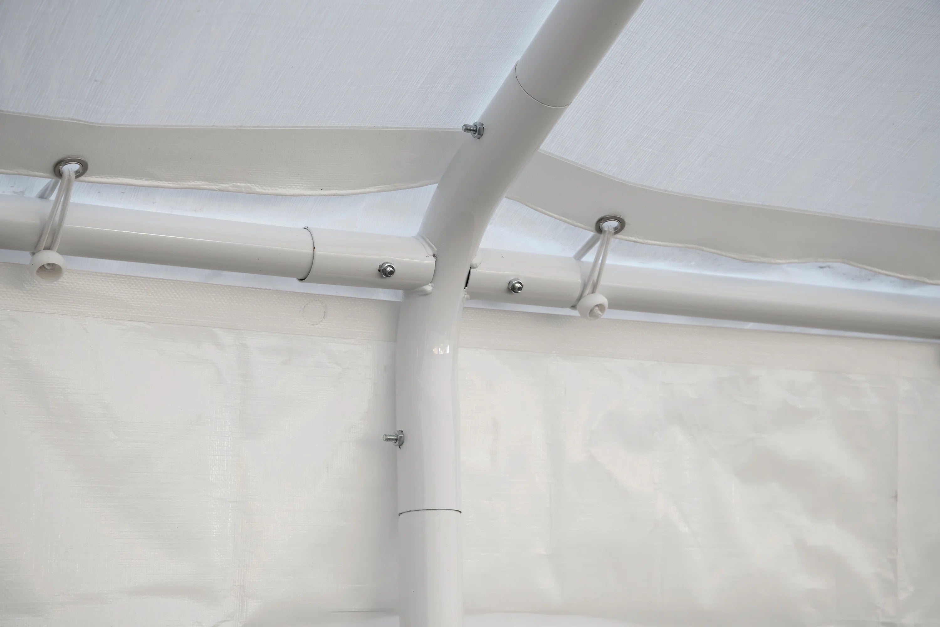White Canopy Enclosure Kit Fits 2" Frame O6534