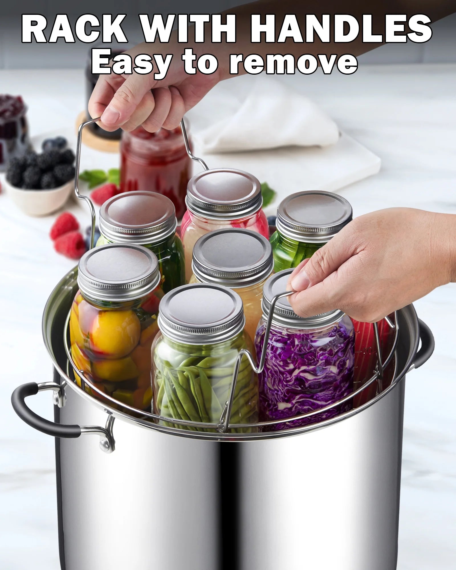 20 Quart Stainless Steel Canning Pot with Glass Lid N98117