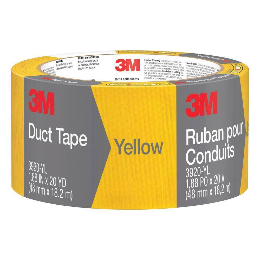 Yellow Duct Tape (Case of 12) A34268