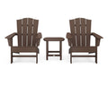 3-Piece Adirondack Chair Set in Mahogany W17112