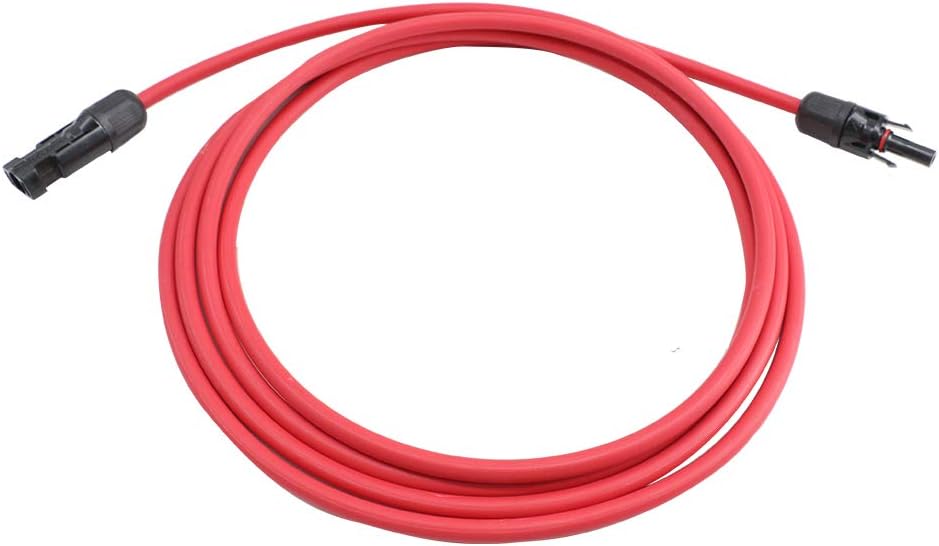 10 AWG 40 Feet Solar Extension Cable with Female and Male Connector B6829