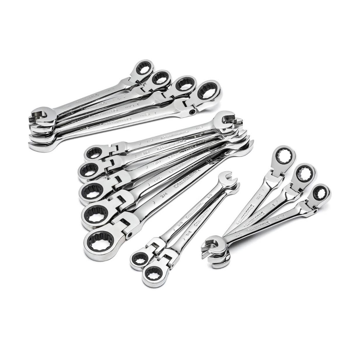14 pc. Flex Head Ratcheting Combination Wrench Set M8646