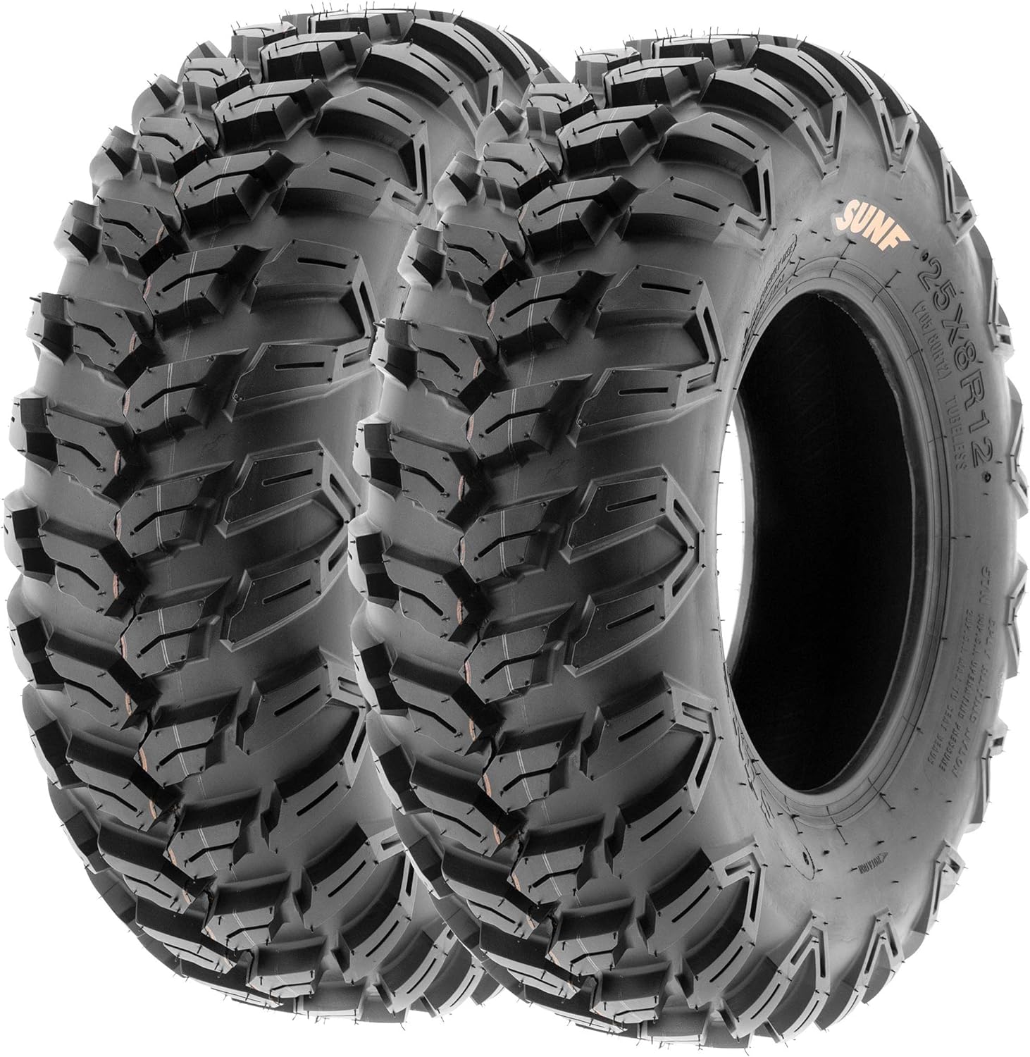 Set of 4 ATV UTV Radial Sport Tires 26x9R14 Front & 26x11R14 Rear, 6PR, All-Terrain T92645
