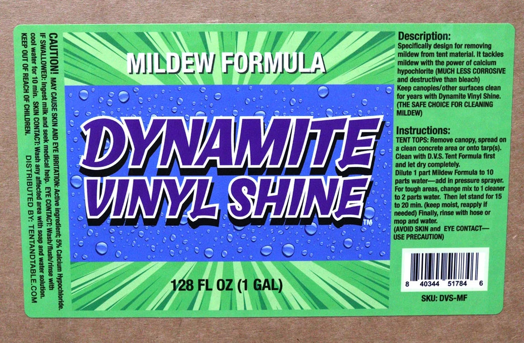 4 Gallons Mildew Formula Tents Bounce Houses Water Slides E951847