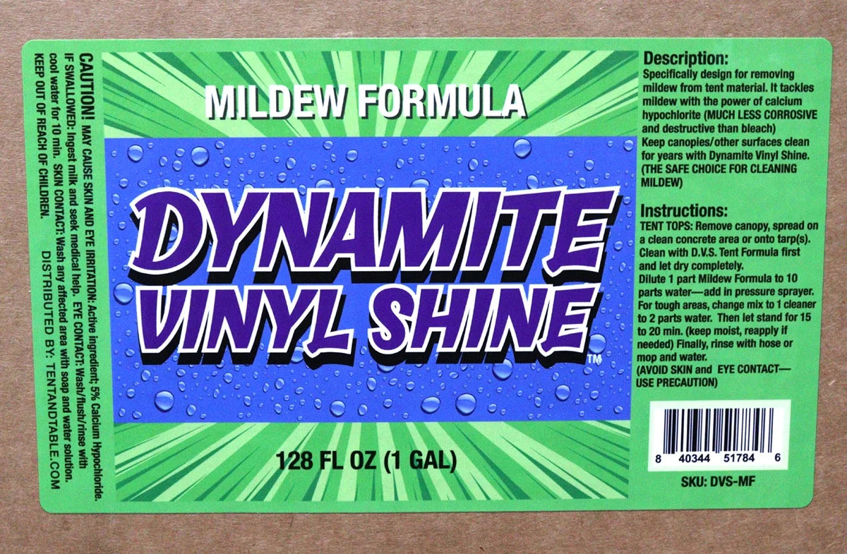 4 Gallons Mildew Formula Tents Bounce Houses Water Slides E951847