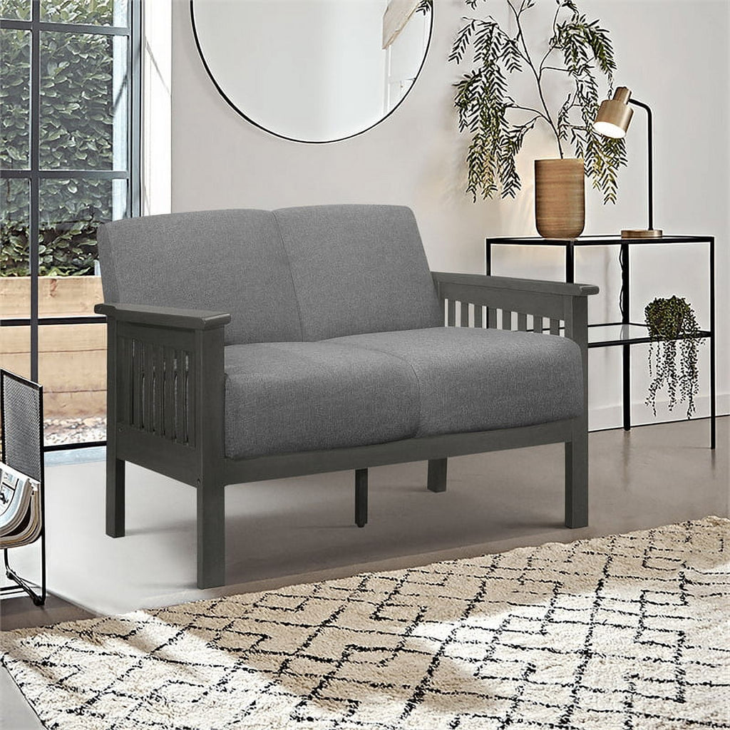 Gray 2-Piece Upholstered Sofa Set U120