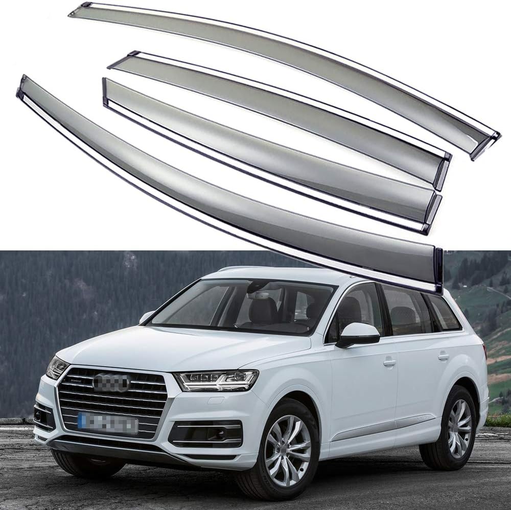 Car Window Visor Vent Shade Deflector Sun/Rain Guards Z497726