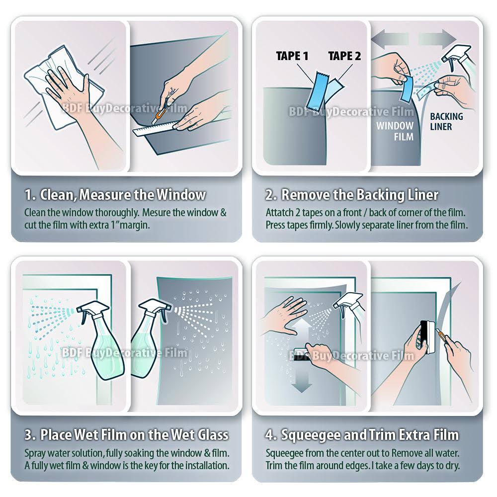 Clear 8 Mil Window Film Security and Safety J279
