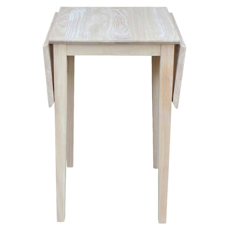 Unfinished Drop Leaf Folding Dining Table D907519