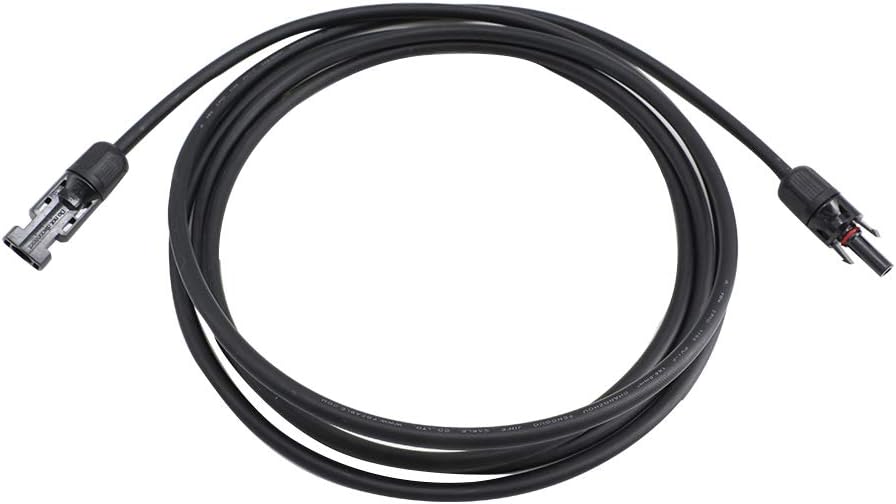 10 AWG 40 Feet Solar Extension Cable with Female and Male Connector B6829
