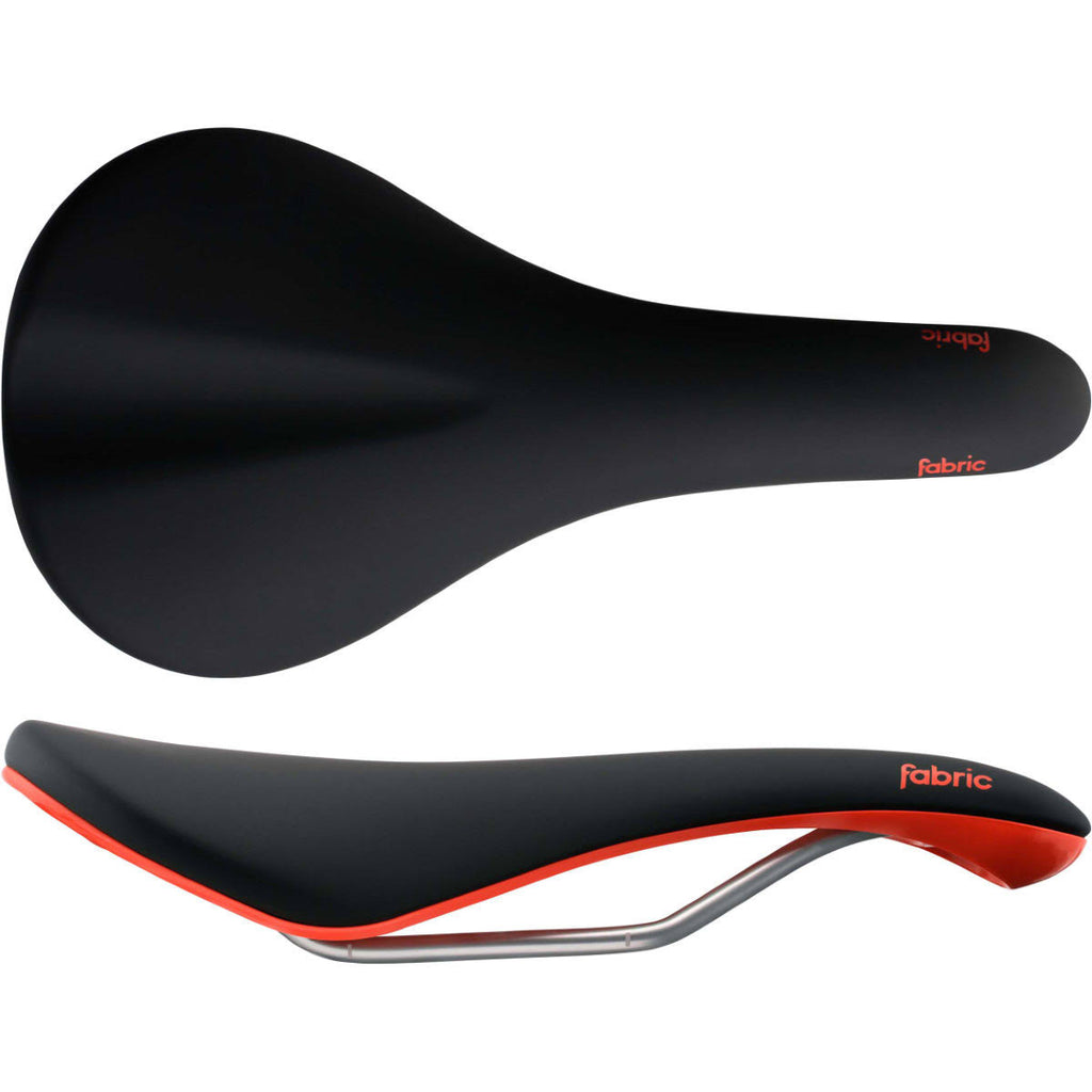 Black / Red Scoop Saddle S446