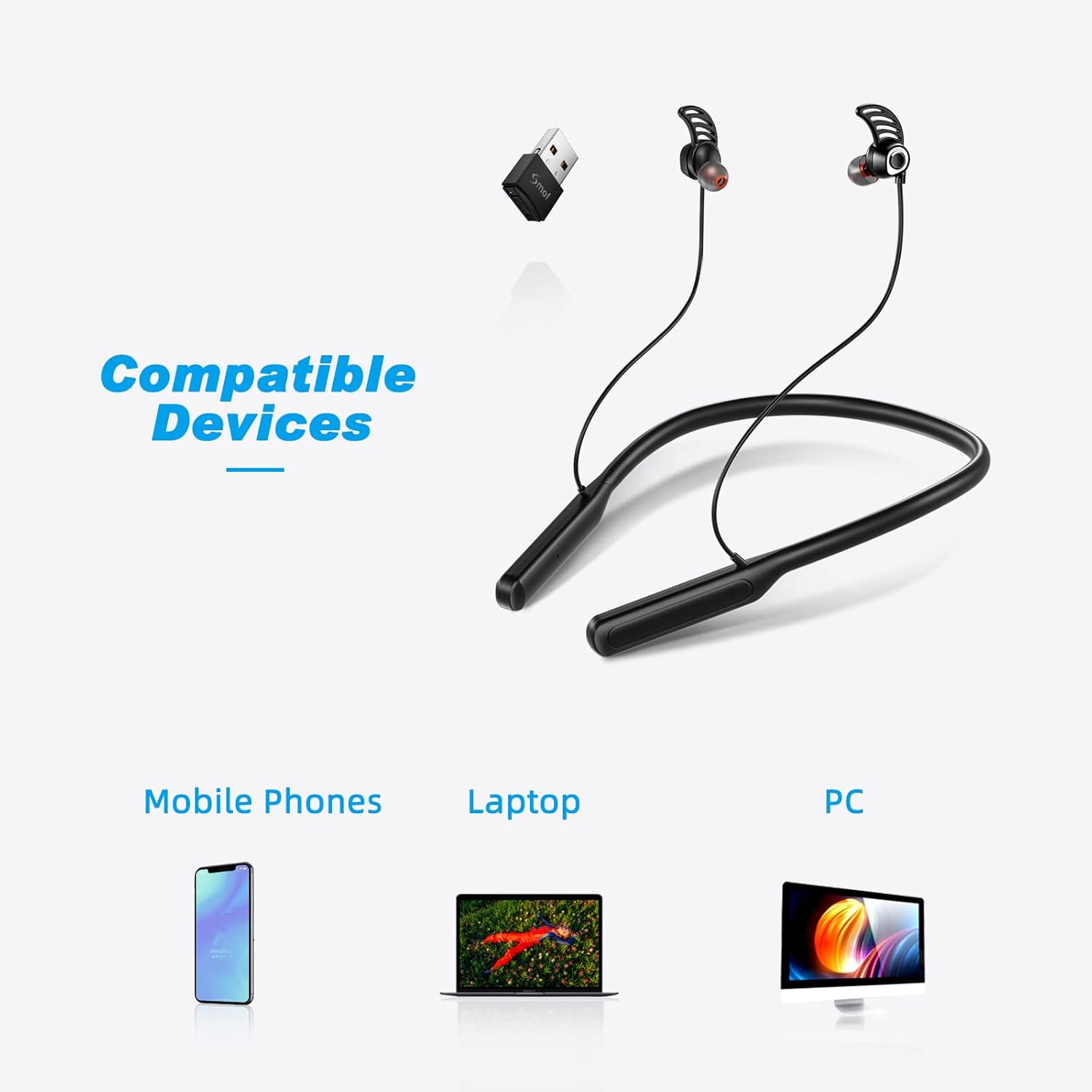 Wireless Bluetooth Noise Cancelling Headphones with Microphone, Pack of 2 N5379