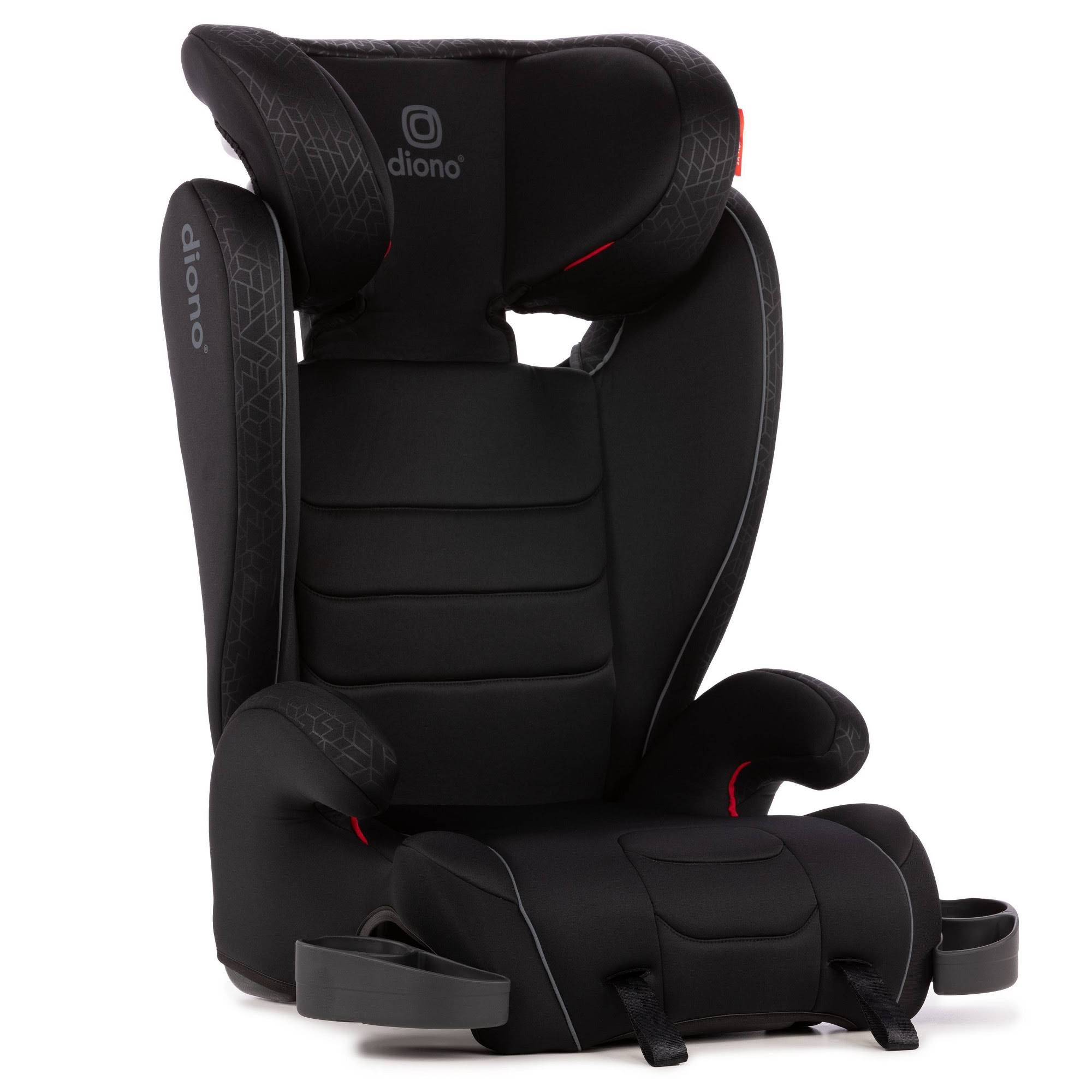 Black 2-in-1 Expandable Belt Positioning Booster Car Seat V326539