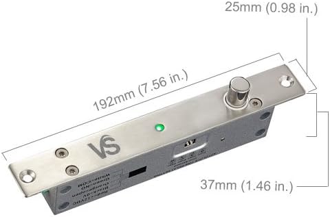 Two Door Access Control Electric Drop Bolt Fail Secure Controller Box With Power Supply Included Black Outdoor Waterproof Card Reader K590259