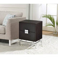 Capuccino End Table with Storage H91026