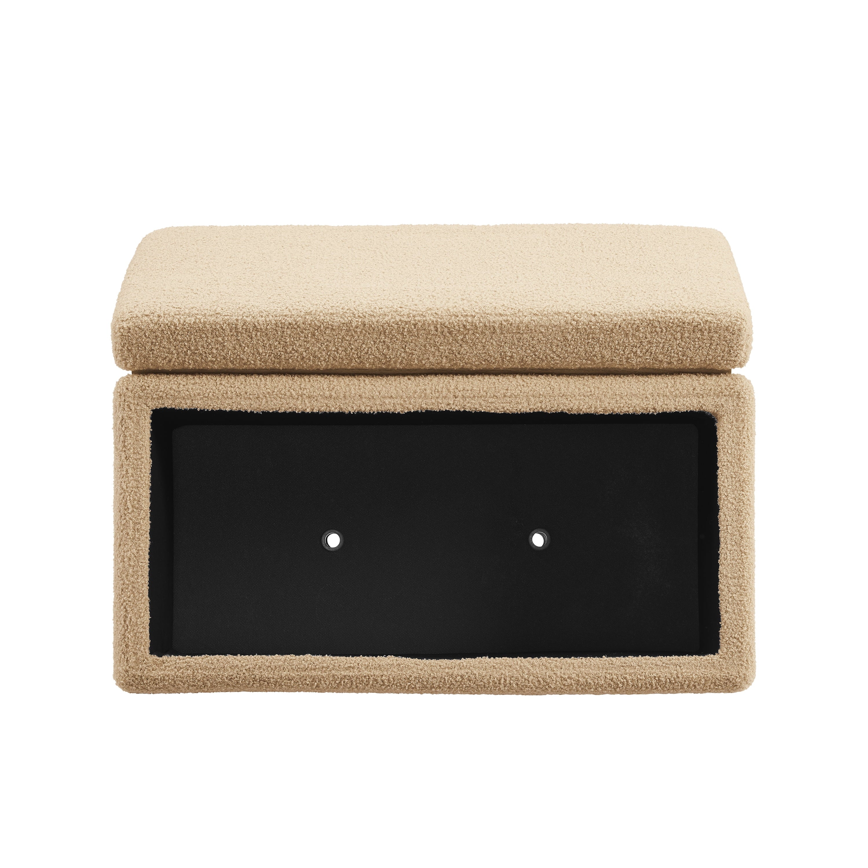 Tan Rectangle Storage Ottoman X252