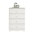 4-Drawer Chest, Soft White Finish L443543