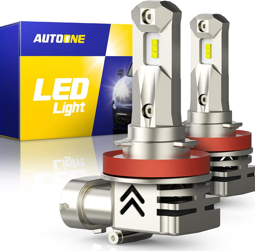 9006 LED Headlight Bulb HB4, 12000LM 6000K Super Bright White, Pack of 2 B991