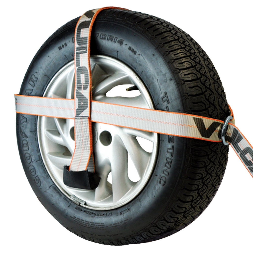 Car Tie Downs - Snap Hook - Adjustable Loop - 4 Pack - 3300 Lbs SWL O66392