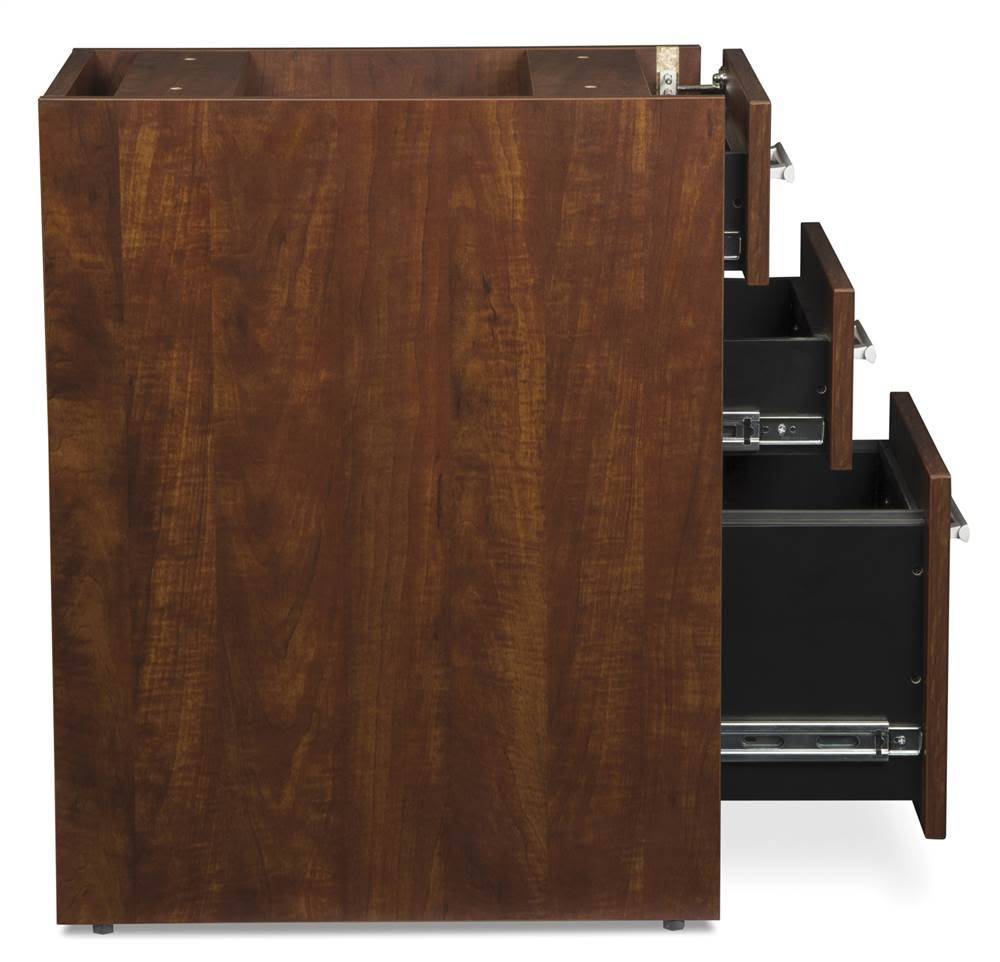 Locking 3-Drawer Filing Cabinet Cherry P981090