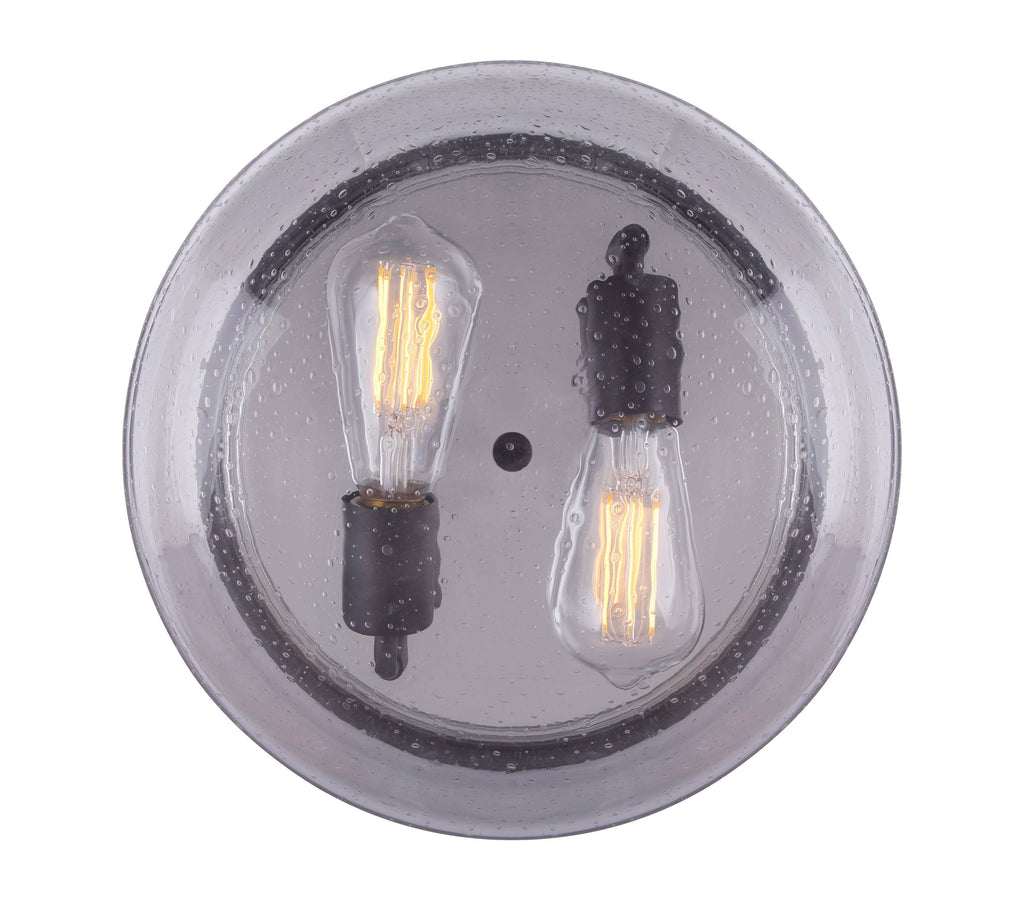 Oil Rubbed Bronze 2 Bulb Flushmount Q953351