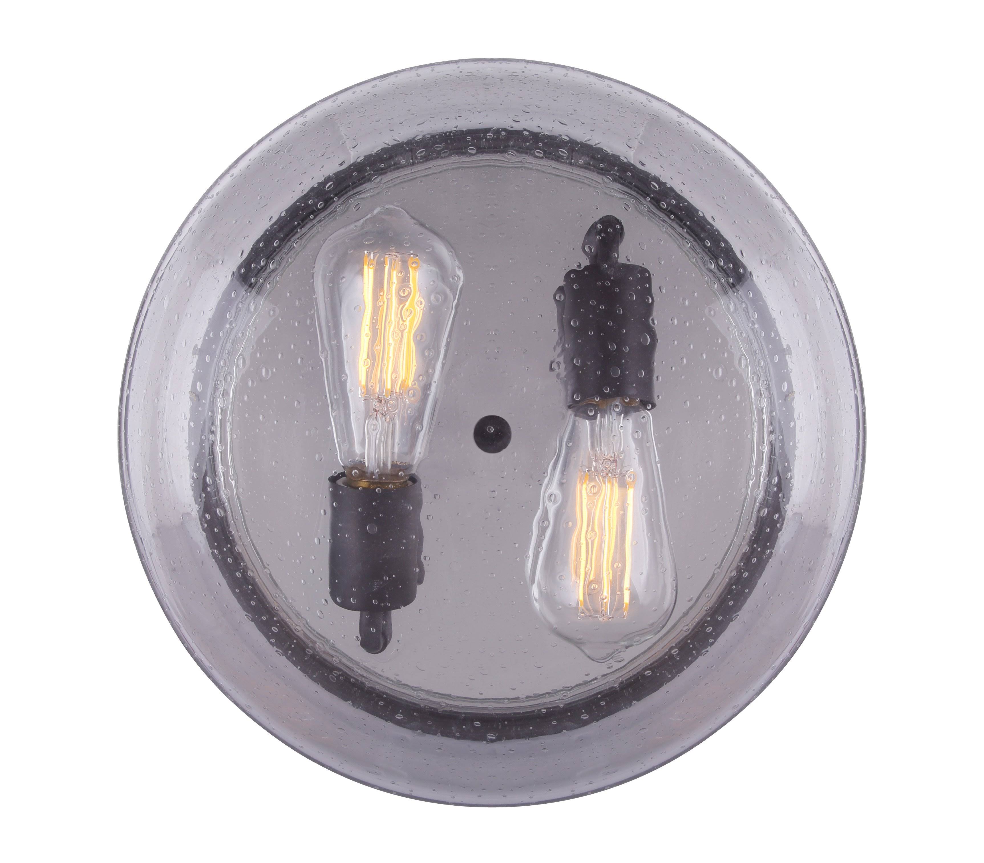 Oil Rubbed Bronze 2 Bulb Flushmount Q953351