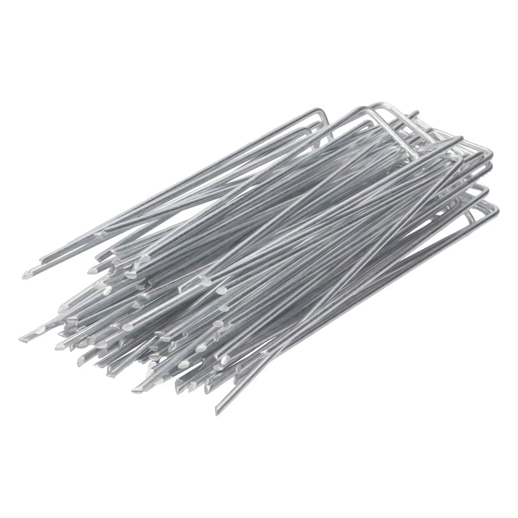 50 Packs Galvanised Ground Pegs for Artificial Grass F13271