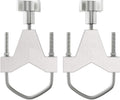 High Lift Jack Mounting System for 2"-3" Tube, Adjustable Jack Tube Mount Bracket System (Sliver) Pack of 2 R74491