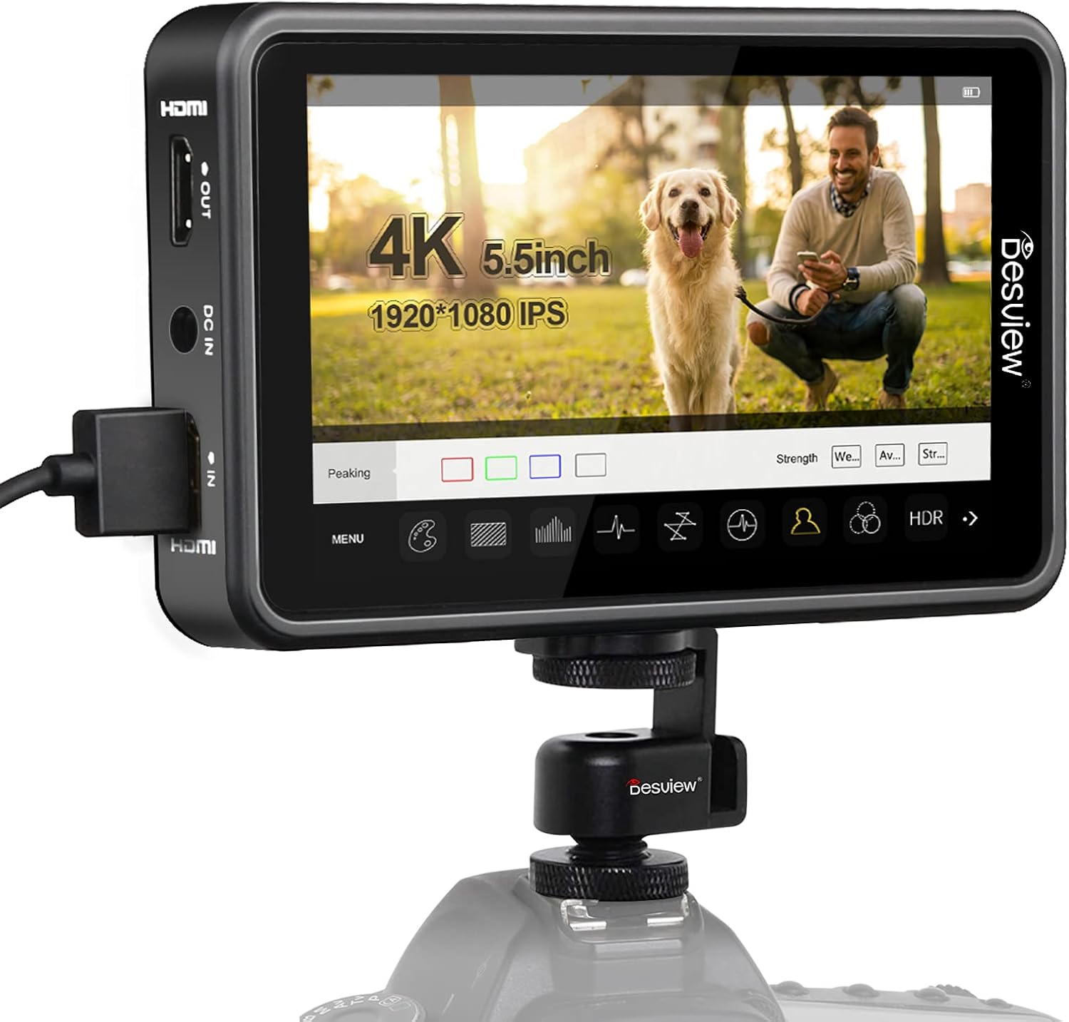 5.5 inch Touch Screen Camera Monitor with HDR E6639