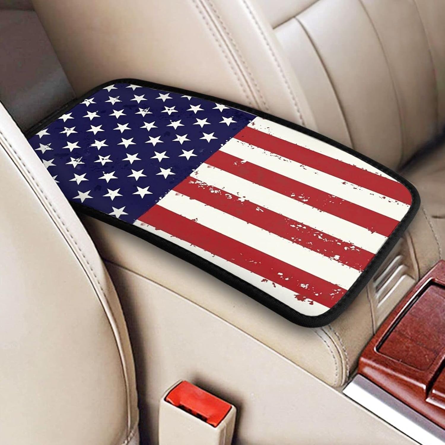 Pink Waterproof Car Armrest Cover A55320