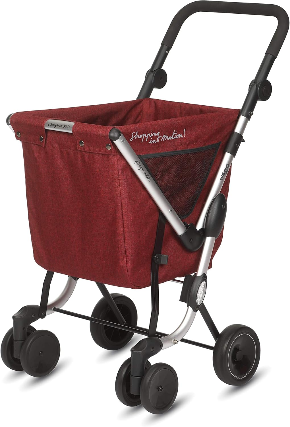Folding Shopping Cart with Swivel Wheels V1082
