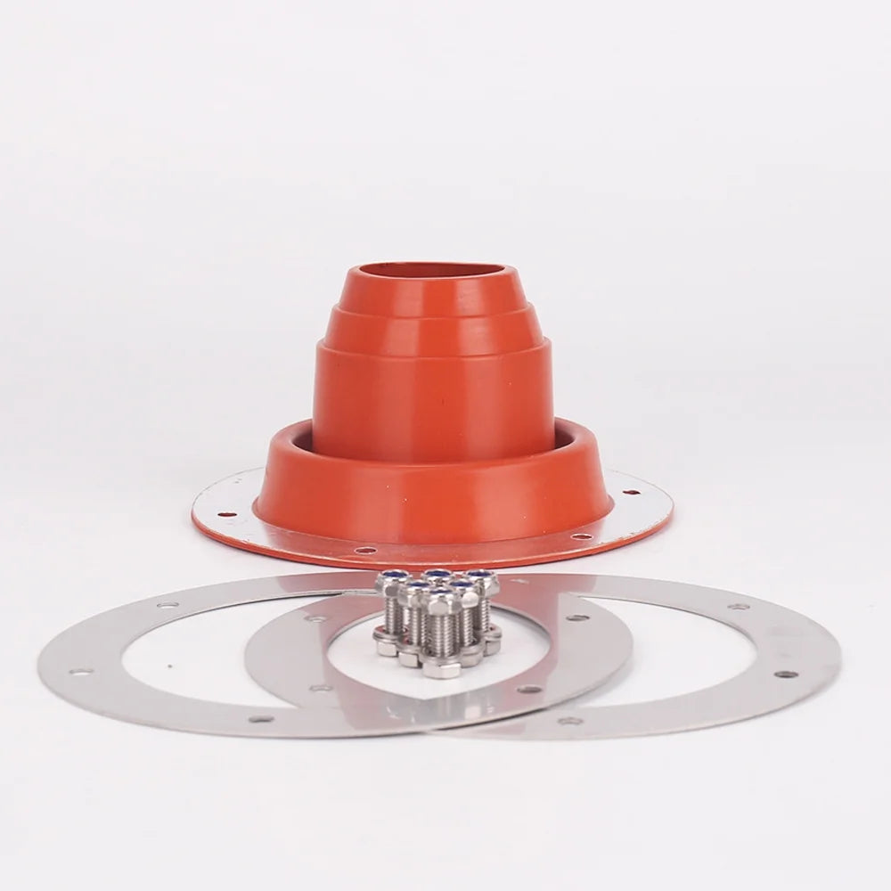 Jack Kit for Tent Flexible Roof Silicone Metal Roofing Tube Flashing High Resistance Device for Chimney D88542