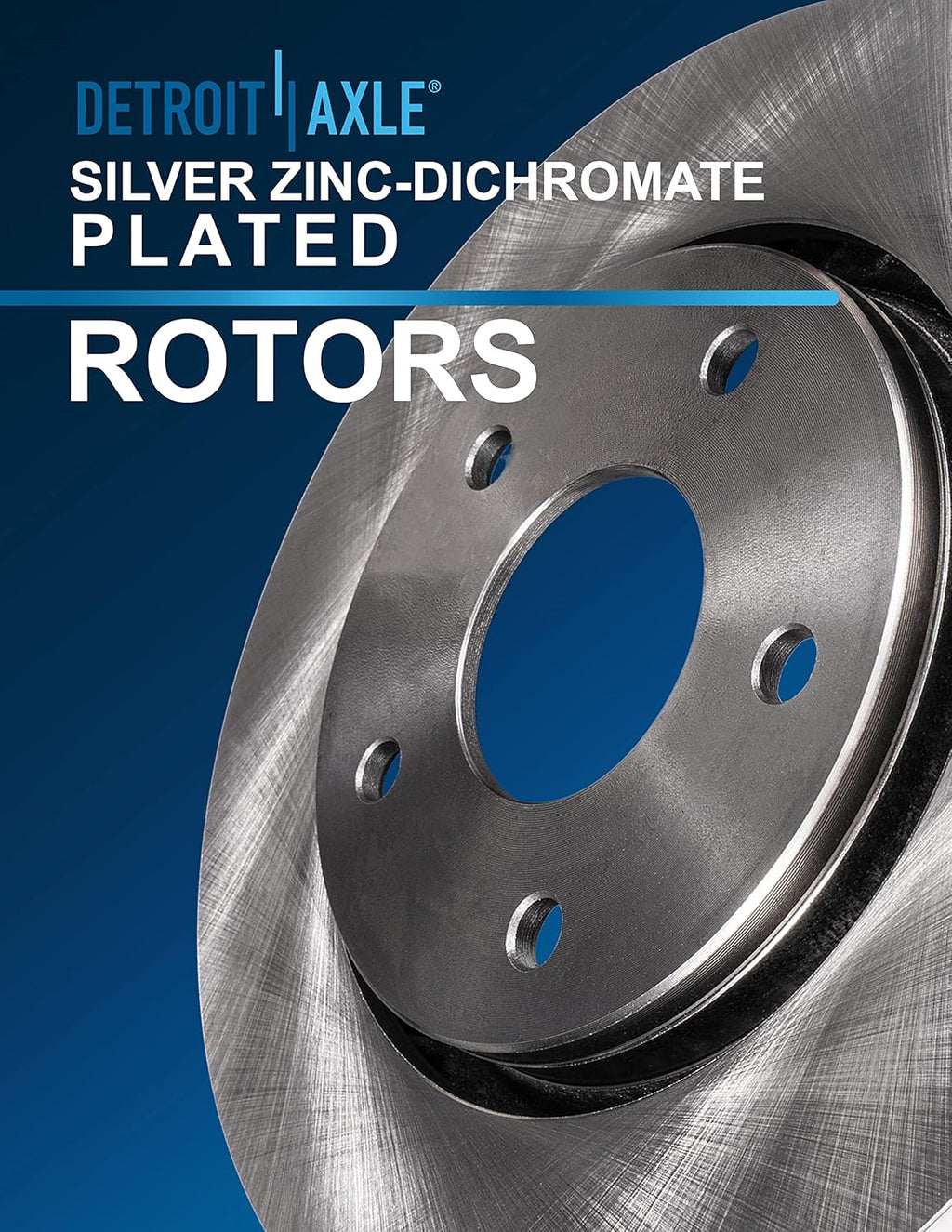 Front and Rear Disc Rotors Brake Pads 10pc Set E621